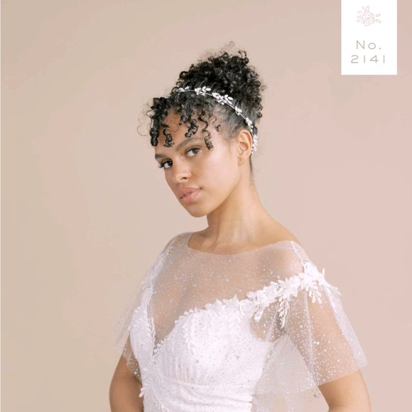 Bridal Hair Adornment - Opal Crystal Circlet by Twigs & Honey